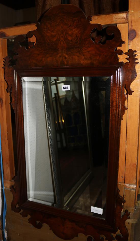 Fret framed mirror